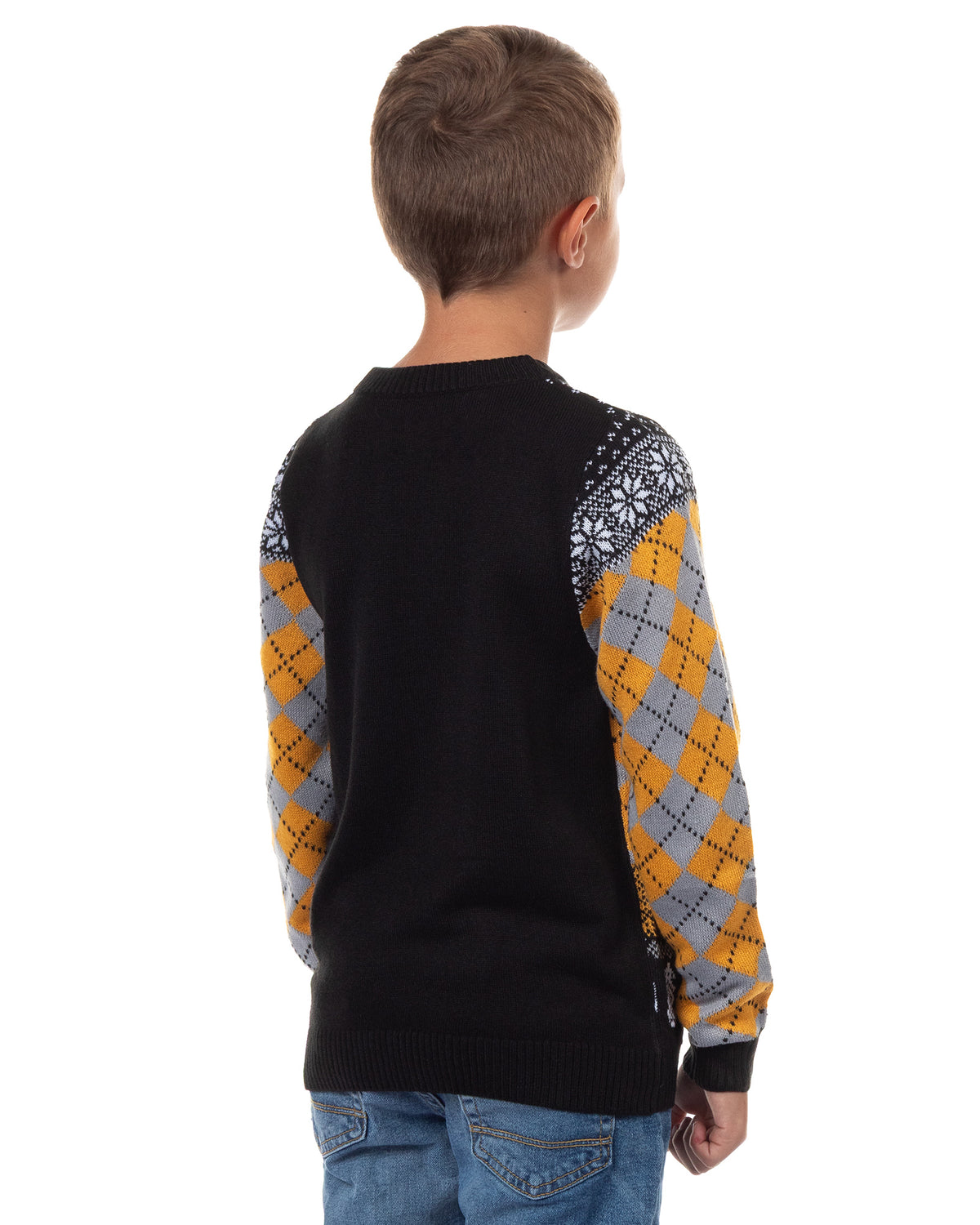 Harry Potter Ugly Sweater Kids House Crest Knit Christmas Pullover