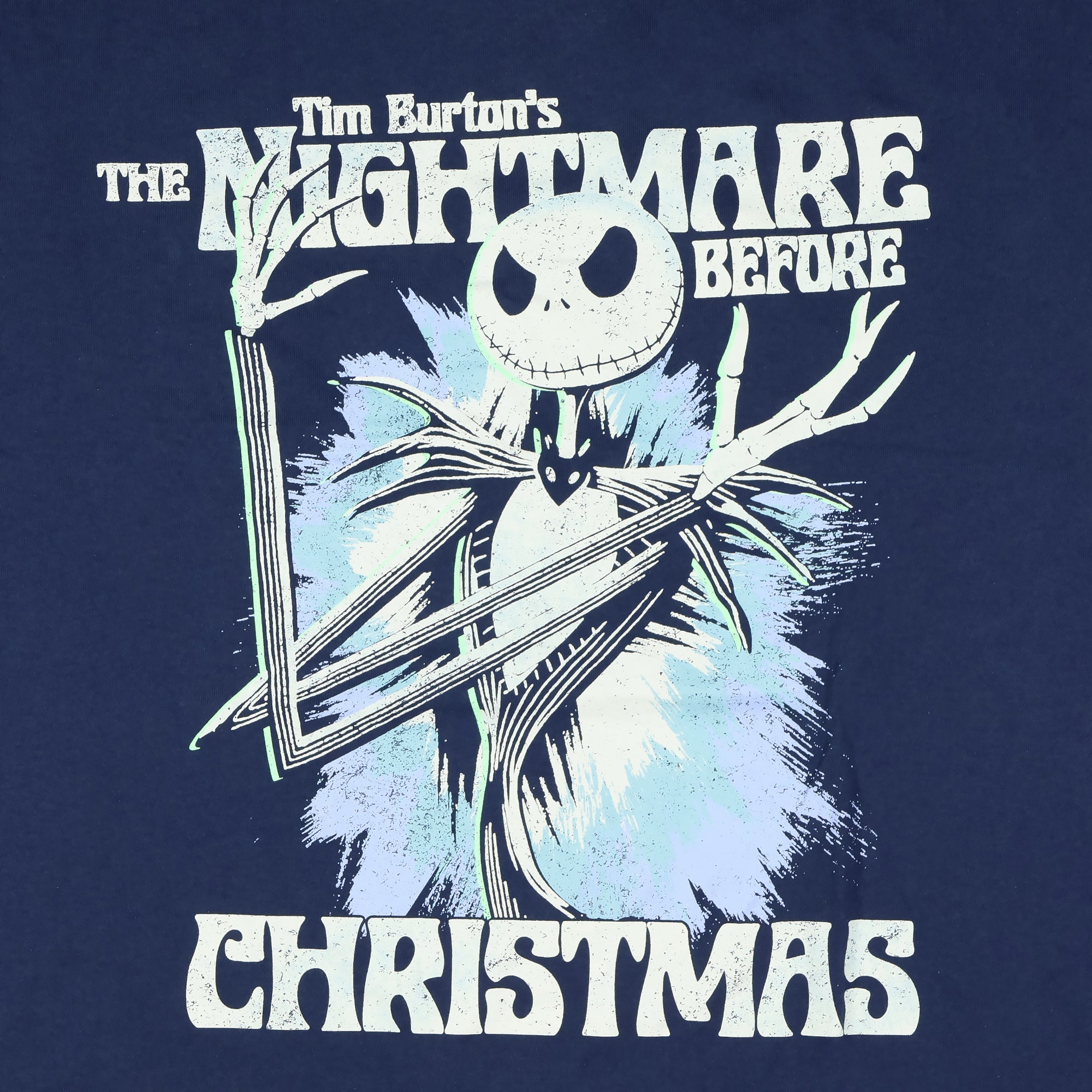 The Nightmare Before Christmas T-Shirt Men's Jack Color Splash Tee