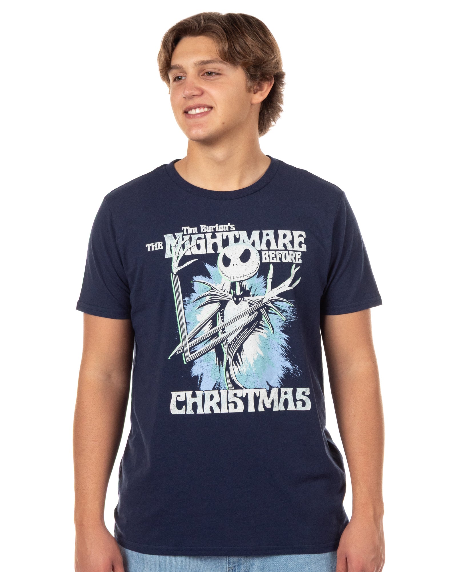 The Nightmare Before Christmas T-Shirt Men's Jack Color Splash Tee