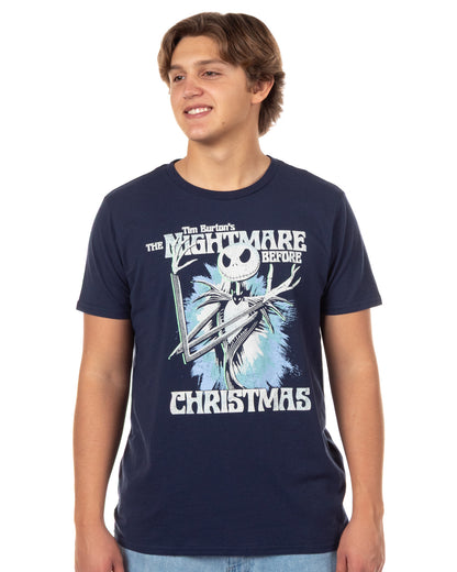 The Nightmare Before Christmas T-Shirt Men's Jack Color Splash Tee