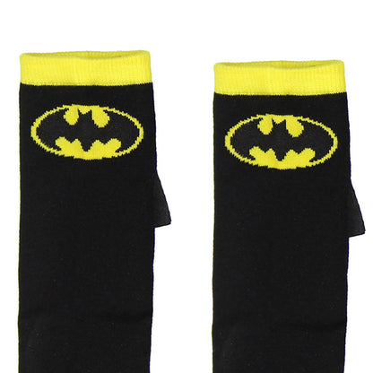 DC Comics Superhero Batman Superman The Flash Youth Boys Caped Crew Socks