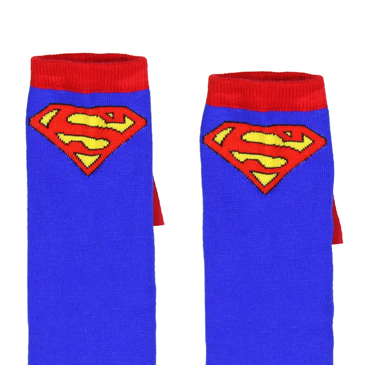 DC Comics Superhero Batman Superman The Flash Youth Boys Caped Crew Socks