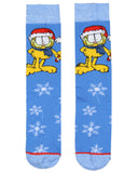 Garfield Socks Men's Holiday Inspired Snowflake Mid-Calf Crew Socks 1 Pair