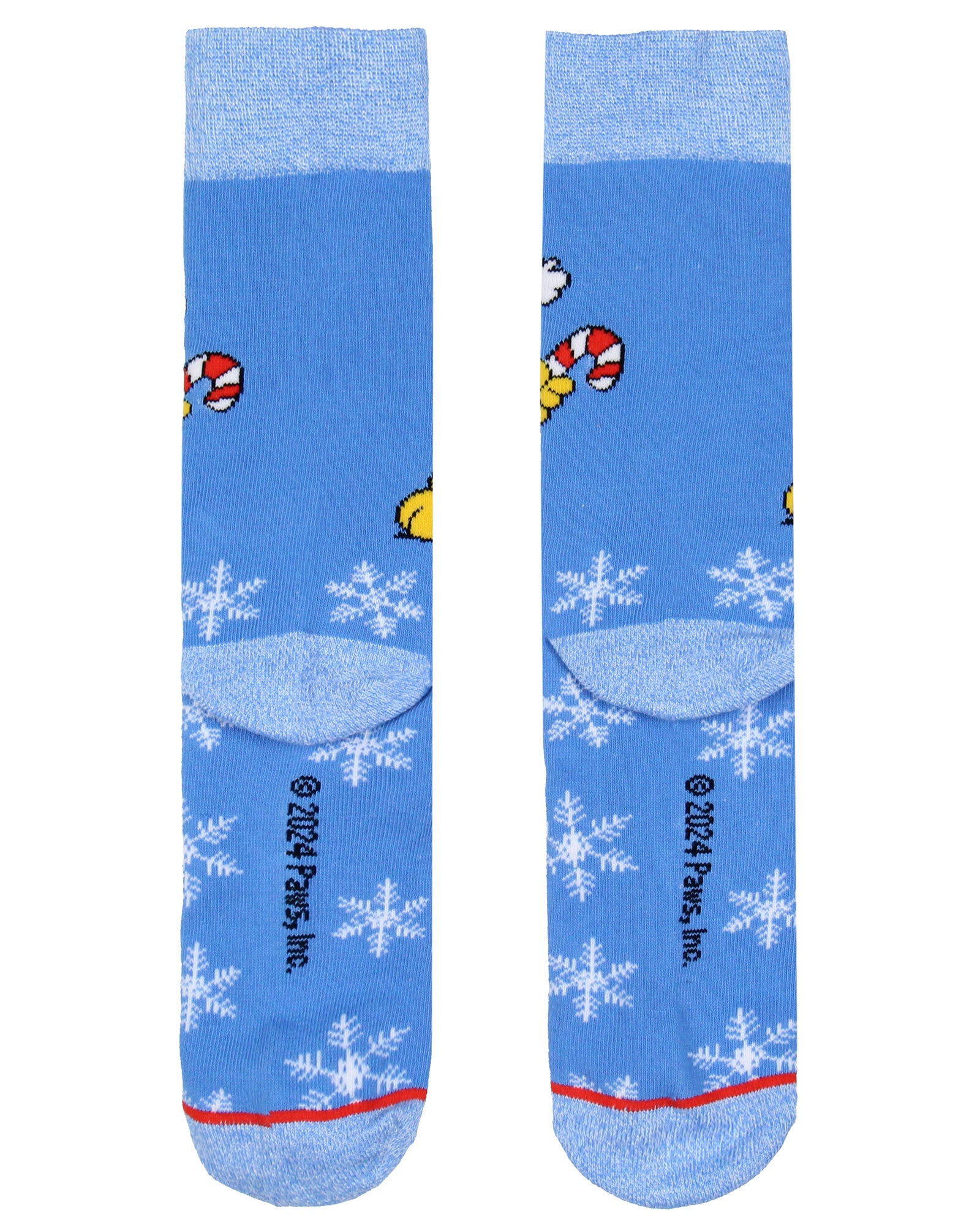 Garfield Socks Men's Holiday Inspired Snowflake Mid-Calf Crew Socks 1 Pair