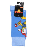 Garfield Socks Men's Holiday Inspired Snowflake Mid-Calf Crew Socks 1 Pair