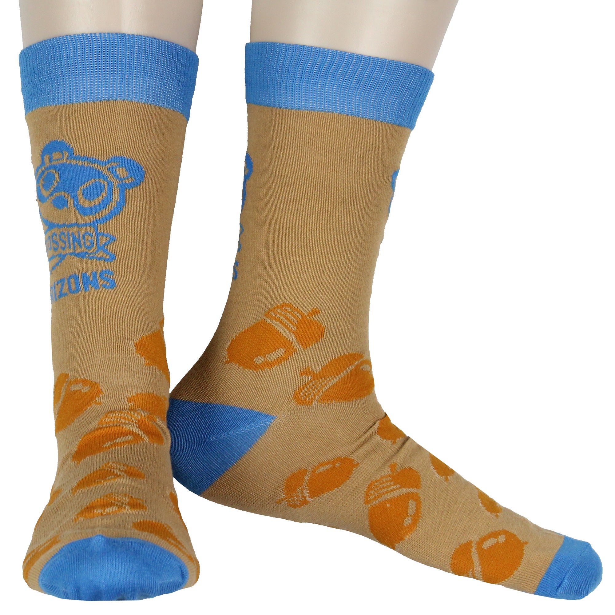 Animal Crossing New Horizons Casual Novelty 2PK Men's Crew Socks Shoe Size 8-12