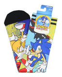 Sonic The Hedgehog Men's Socks Character Collage Sublimated Design Crew Socks