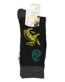 Harry Potter Men's House Mascot and Hedwig Designs 2 Pack Crew Socks