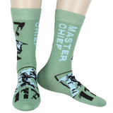 Halo Men's United Nations Space Command Master Chief 117 2-Pack Crew Socks