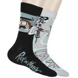 Rick & Morty Character Panic Face Knit Crew Sock