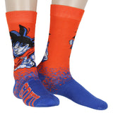 Dragon Ball Z Men's 2-Pack Goku King Kai Training Designs Crew Socks