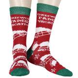 National Lampoon's Christmas Vacation Men's Griswold 2Pk Knit Crew Socks