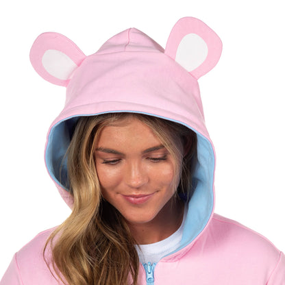 Care Bears Hoodie Grumpy and Cheer Reversible Juniors Costume Sweatshirt