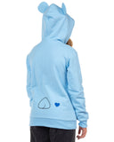 Care Bears Hoodie Grumpy and Cheer Reversible Juniors Costume Sweatshirt