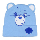 Care Bears Embroidered Face and Belly Badges Cuff Knit Beanie