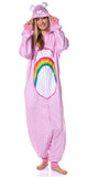 Care Bears Hooded Union Suit Men's Cheer Bear Costume Pajama (S/M)