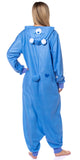 Care Bears Hooded Union Suit Men's Grumpy Bear Costume Pajama (L/XL)