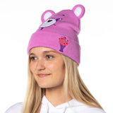 Care Bears Embroidered Face and Belly Badges Cuff Knit Beanie