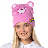 Care Bears Embroidered Face and Belly Badges Cuff Knit Beanie