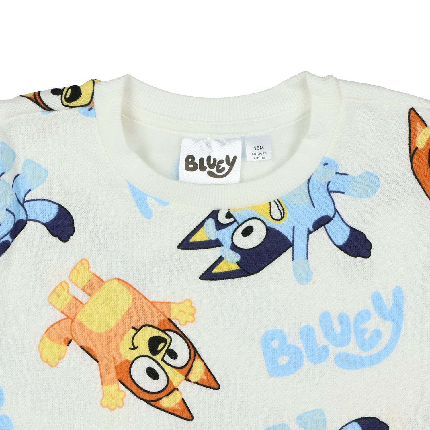 Disney Bluey Pullover Boys' Toddler Bluey and Bingo Funny AOP Graphic Top
