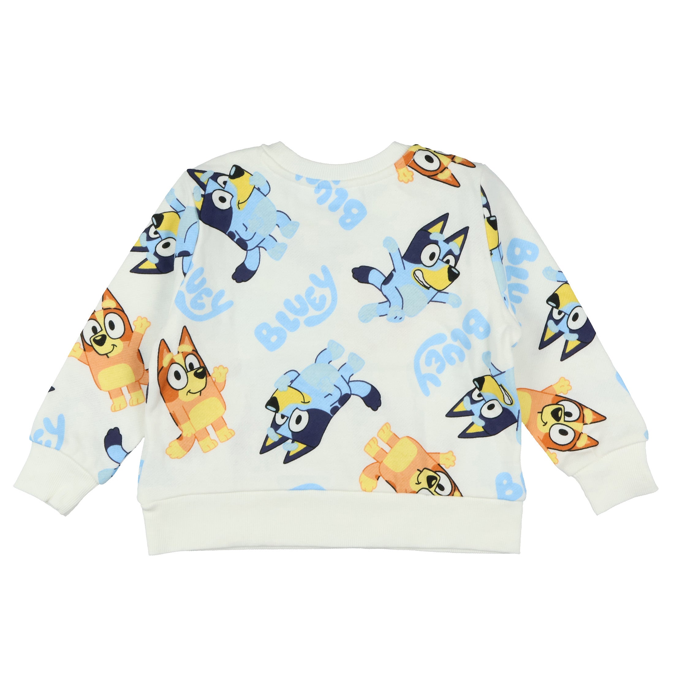 Disney Bluey Pullover Boys' Toddler Bluey and Bingo Funny AOP Graphic Top