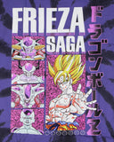 Dragon Ball Z Men's Frieza Saga Tie Dye Adult Short Sleeve T-Shirt