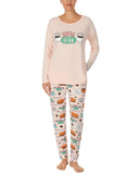 Friends TV Series Women's Central Perk Long Sleeve Pant Pajama Sleep Set