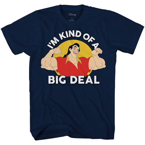 Disney Beauty and The Beast Men's Gaston I'm Kind Of A Big Deal T-Shirt