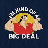 Disney Beauty and The Beast Men's Gaston I'm Kind Of A Big Deal T-Shirt