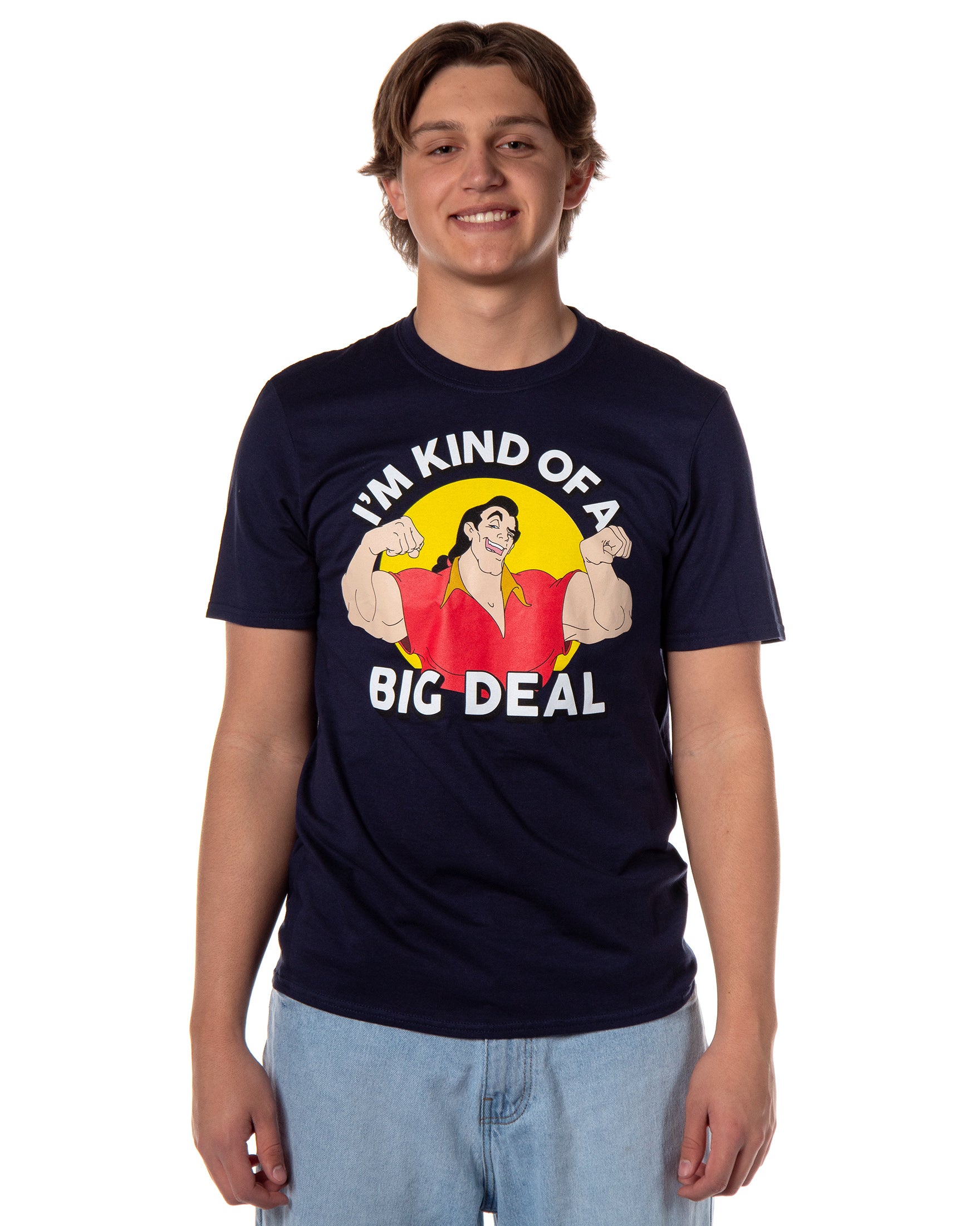 Disney Beauty and The Beast Men's Gaston I'm Kind Of A Big Deal T-Shirt