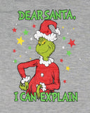 Dr. Seuss The Grinch Boys' Dear Santa, I Can Explain Kids Sleep Set
