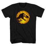 Jurassic World Men's Dominion Glowing Dinosaur Adult  Short Sleeve T-Shirt