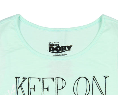 Disney Girl's Finding Dory Keep On Swimming Kids Sleeveless Tank Top