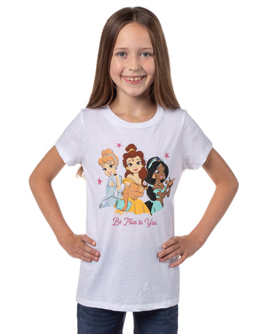 Disney Princess Cinderella Belle Jasmine Be True To You T-Shirt