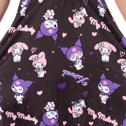 Sanrio Hello Kitty And Friends Women's Casual Spring Adult A-Line Skater Dress