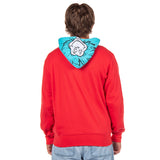 Dr. Seuss Hoodie Adult Thing 1 Thing 2 Reversible Zip Up Costume Sweatshirt