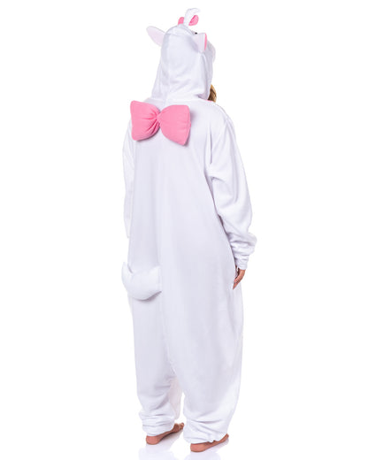 Disney Aristocats Marie Union Suit Adult Kigurumi Hooded One-Piece Pajama