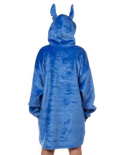 Disney Lilo and Stitch I am Stitch Wearable Blanket Hoodie Oversized