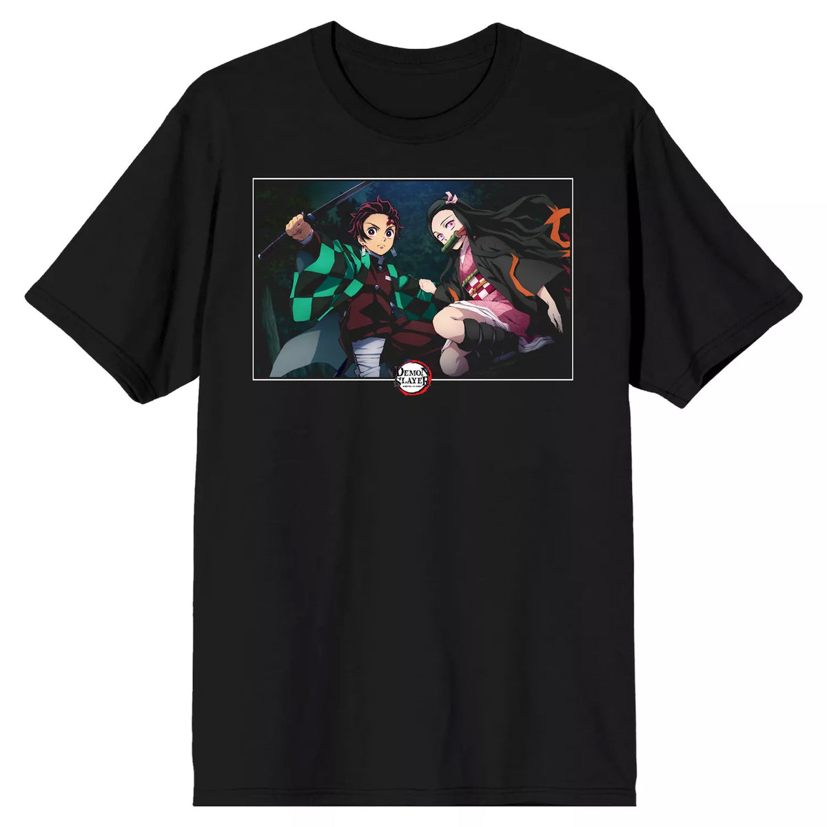 Demon Slayer T-Shirt Men's Tanjiro Nezuko Kamado Short Sleeve Graphic Tee