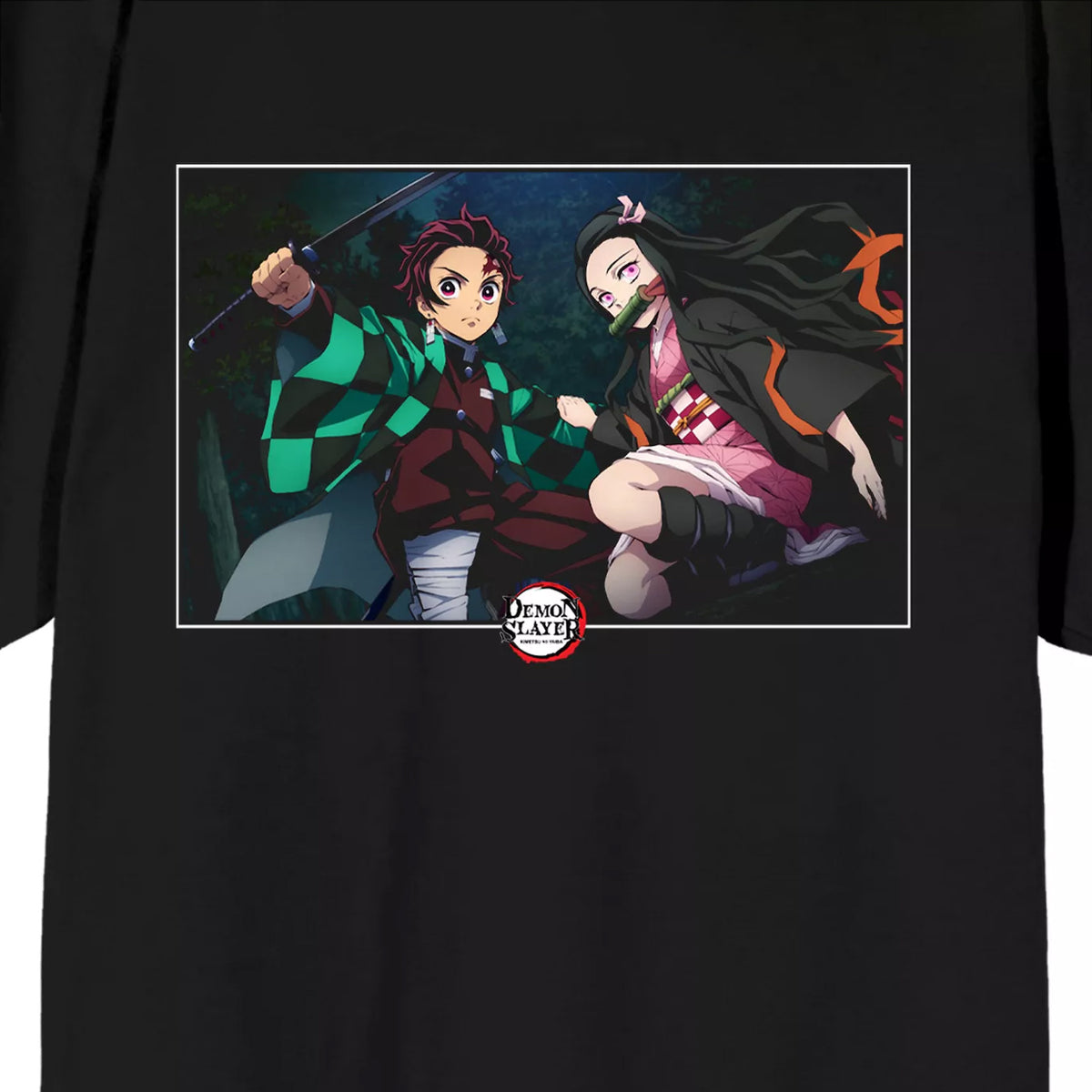 Demon Slayer T-Shirt Men's Tanjiro Nezuko Kamado Short Sleeve Graphic Tee
