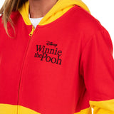 Disney Winnie the Pooh Hoodie Juniors Character Hooded Zip Up Sweater