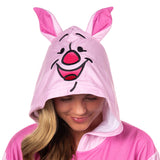 Winnie The Pooh Union Suit Piglet Kigurumi Hooded Costume One Piece Pajama