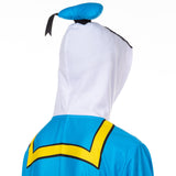 Disney Donald Duck Union Suit Adult Kigurumi Hooded One Piece Pajama