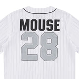 Disney Mickey Mouse Shirt Men's Button Up Short Sleeve Jersey Top #28