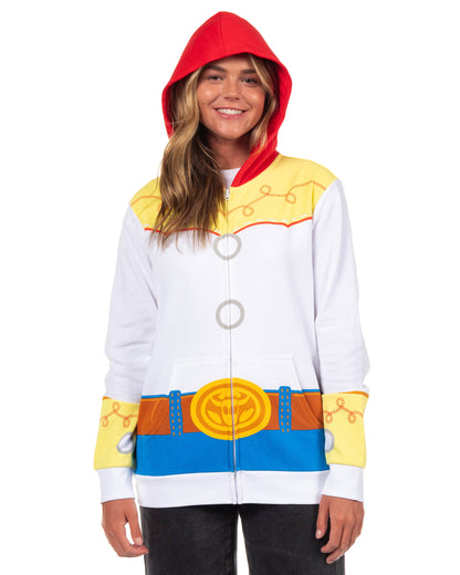 Disney Toy Story Women's I Am Jessie Juniors Costume Zip Up Hoodie