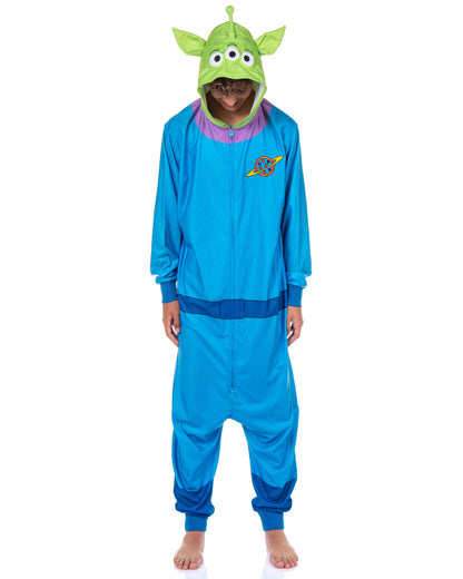 Toy Story Union Suit Adults Alien Kigurumi Hooded Costume One Piece Pajama