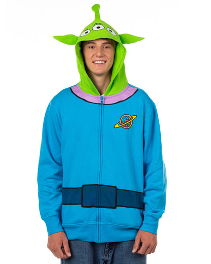 Disney Toy Story Hoodie Men's Pizza Planet Alien Hooded Costume Sweatshirt