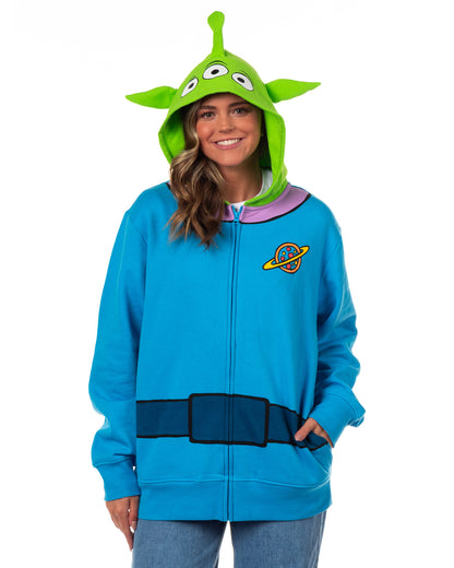 Disney Toy Story Hoodie Men's Pizza Planet Alien Hooded Costume Sweatshirt