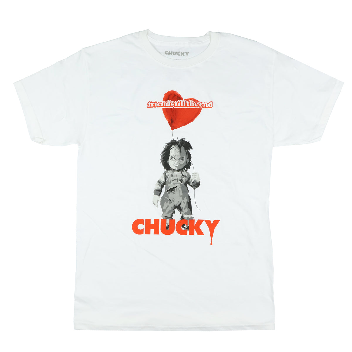 Child's Play Chucky T-Shirt Men's Friends Till The End Short Sleeve Tee