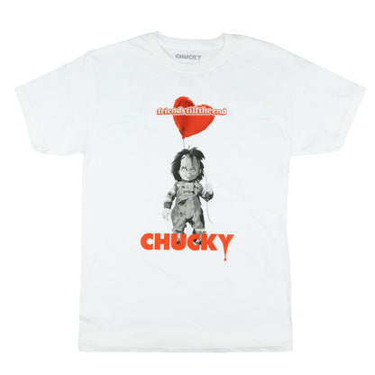 Child's Play Chucky T-Shirt Men's Friends Till The End Short Sleeve Tee